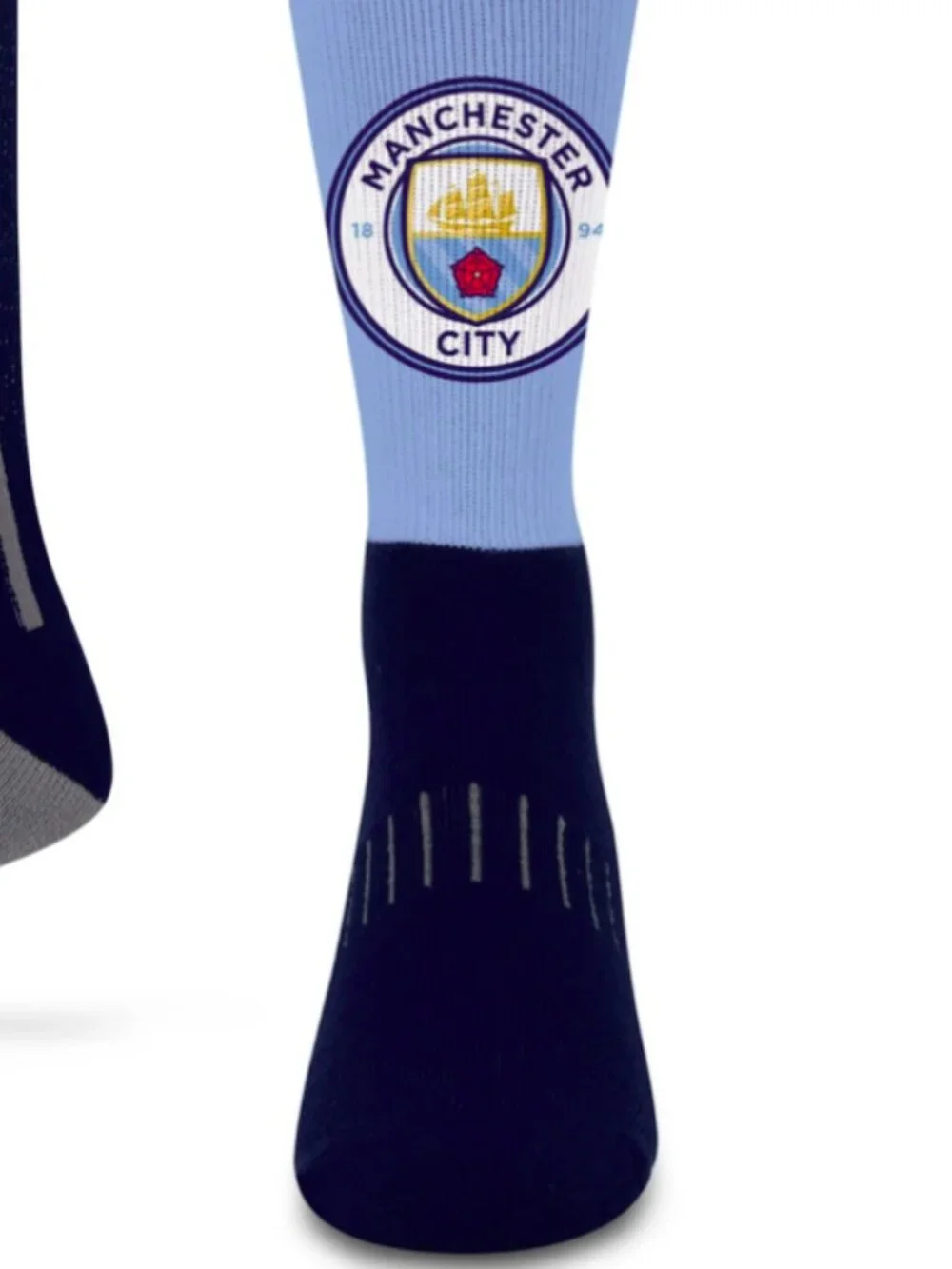 Manchester City FC Soccer Socks Blue Polyester Blend Football Fan Supporter